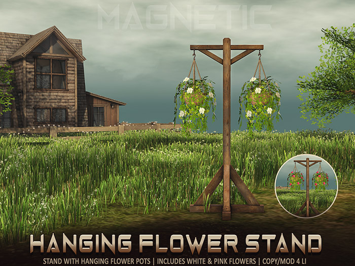 Magnetic - Hanging Flower Stand