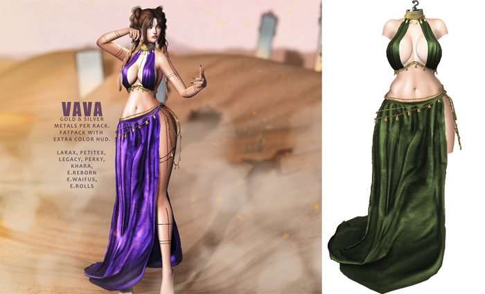 UNA. VavaSilks Green