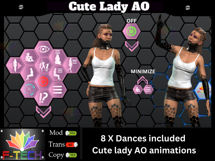 Cute Lady AO & Dances