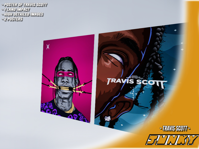 Junky - Travis Scott Poster