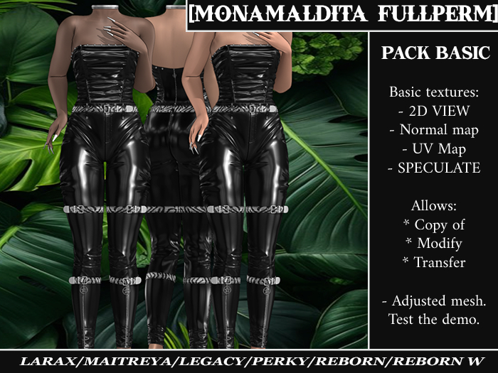 142 - MONAMALDITA - Full Perm Set - Pants & Top *DISCOUNT*