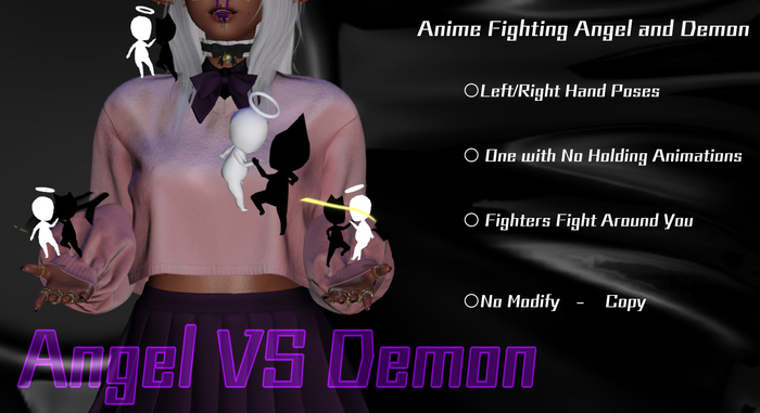Second Life Marketplace Cocomumu Angel Vs Demon Fight