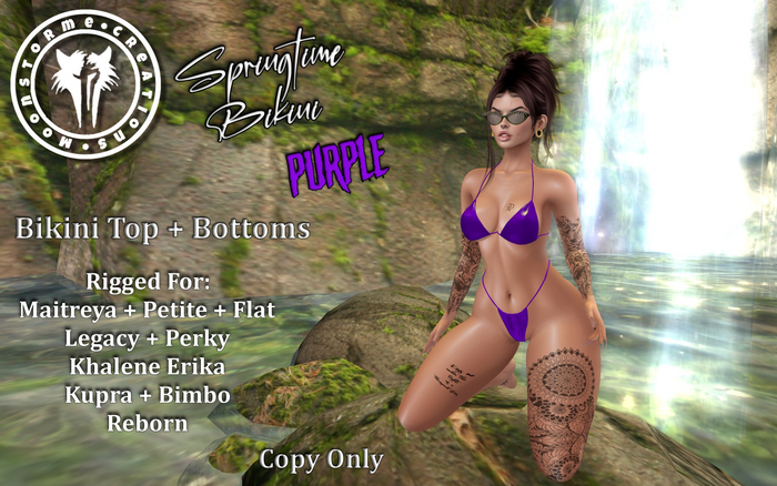 [M] Springtime Bikini (Purple) 