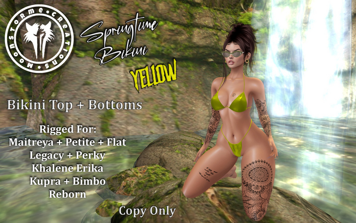 [M] Springtime Bikini (Yellow) 