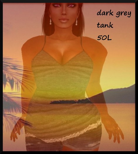 Dark Grey laced tank