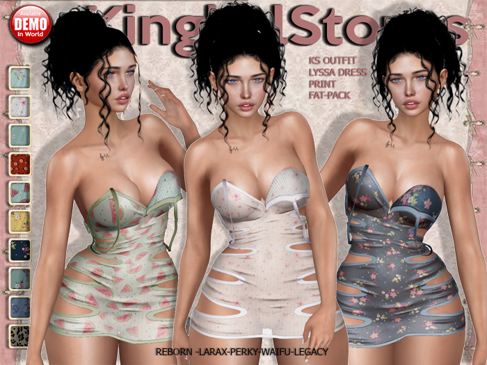 KS OUTFIT LYSSA DRESS PRINT FAT-PACK