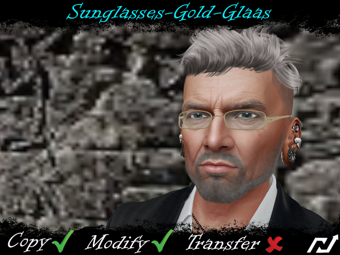 Sunglasses-Gold-Glaas