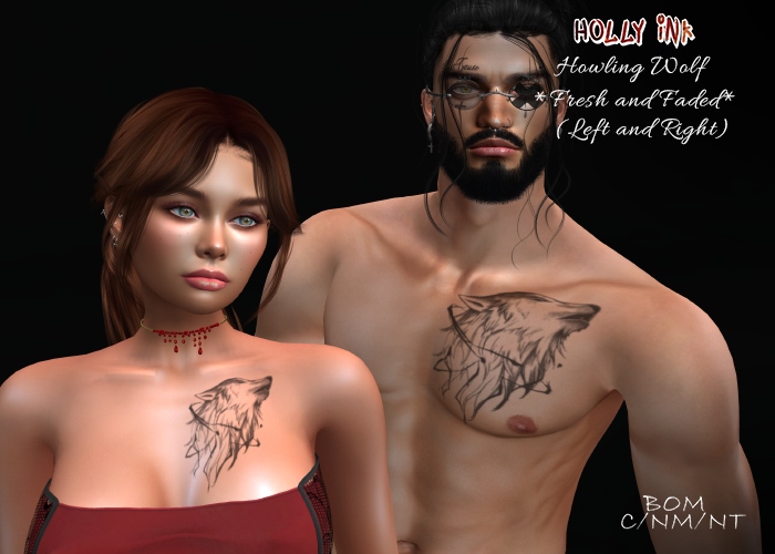Holly Ink - Howling Wolf - BoM tattoo