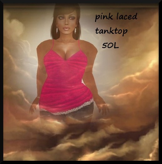 Hot Pink laced tank