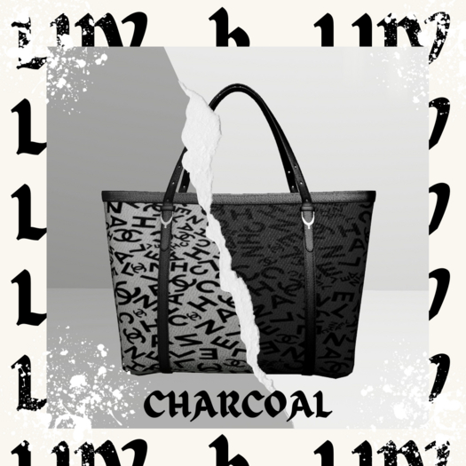 LB LAVEL TOTE (CHARCOAL)