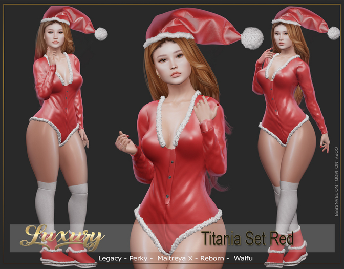 [Luxury] Titania Set Red