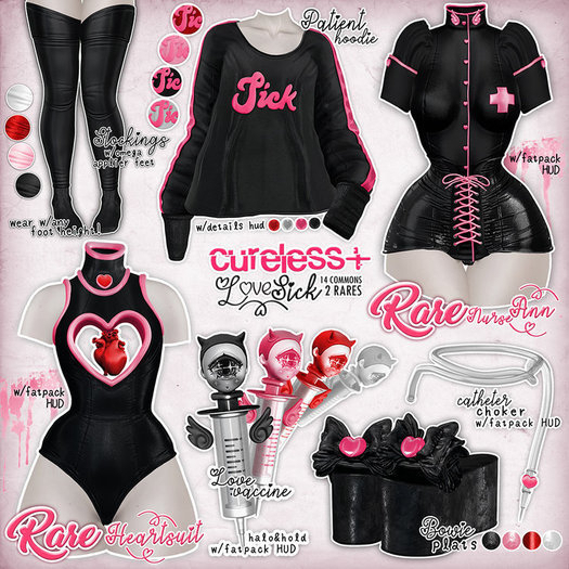 CURELESS [+] LoveSick / MAITREYA / Stockings / BLACK