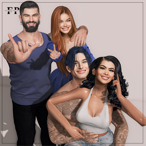 FOX [POSES&TATTOO]Group friends