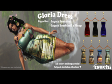 Tsuchi - Gloria Dress - Fatpack - Legacy F/Bombshell x Pinup
