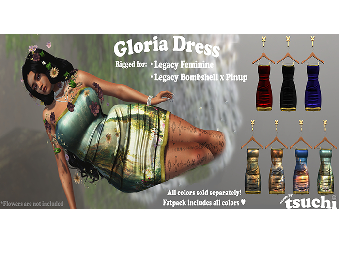 Tsuchi - Gloria Dress - V3 - Legacy F/Bombshell x Pinup