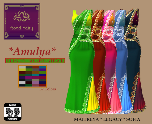 [Good Fairy] - Amulya {Saree} *FATPACK*