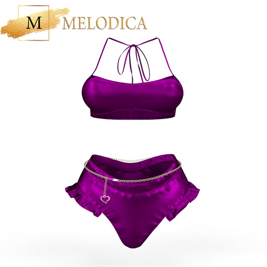 Magenta Erika Silk Outfit