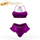 Magenta Erika Silk Outfit