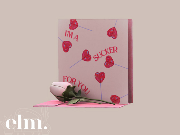 Elm. Valentine's Card//Sucker