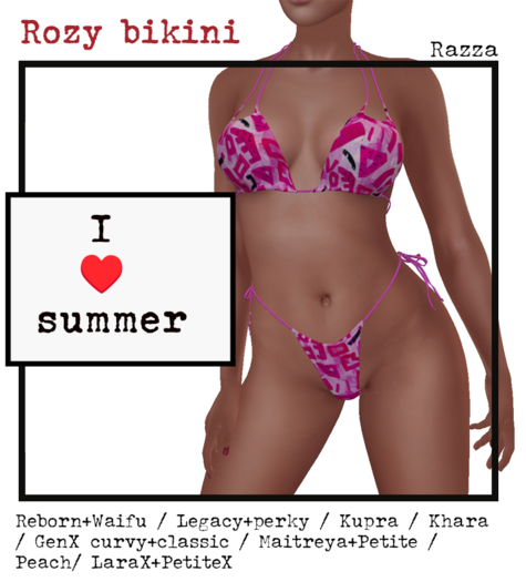:::darKrose::: Rozy Razza bikini