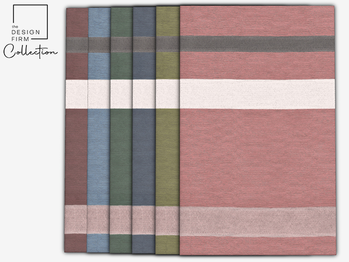 TDFC - The Beaches Rug (Coloured Stripes)