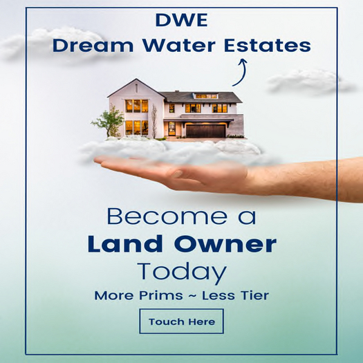 DWE- AVAILABILITY$$ LAND SALES$$ 2024!