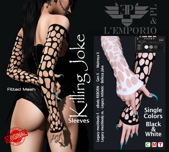 L'Emporio&PL::*Killing Joke*:: Sleeves  -Black&White-