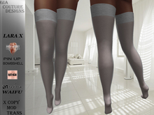 "GCD" Marilyn Opaque Stockings White