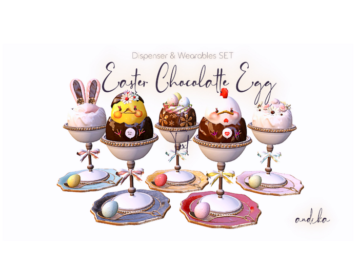 ADD/andika {Easter Chocolatte Egg}Dispenser & Wearables SET