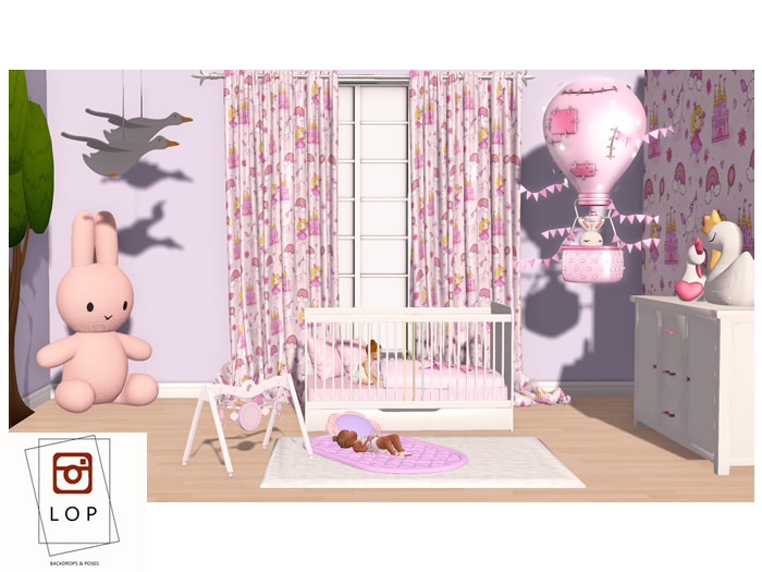 LOP Sweet Princess Bedroom for Zooby 