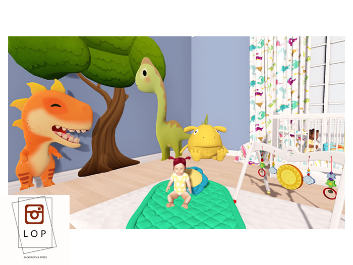 LOP Dino Bedroom for Zooby 
