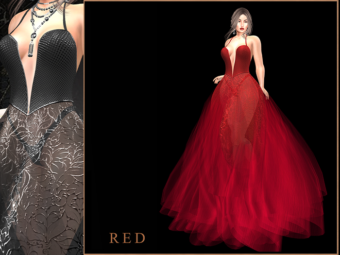 GGVG CYBELE GOWN RED