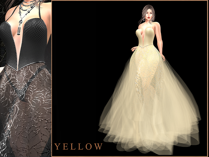 GGVG CYBELE GOWN YELLOW