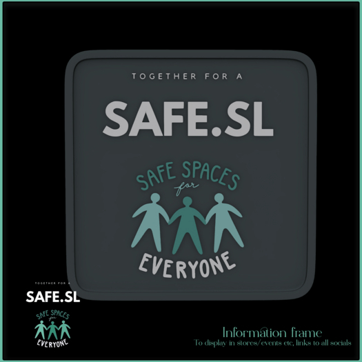 SafeSL Sign and info (Rezz and open)