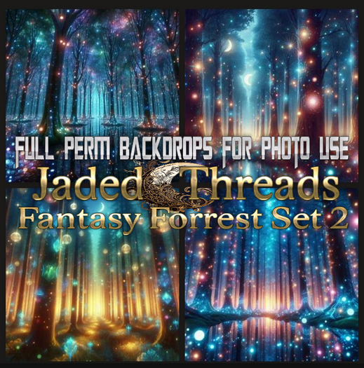 (JT) Fantasy Forrest Set  2