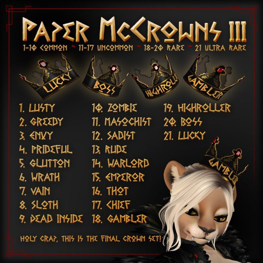 ::Static:: Paper McCrown III - 17 Chief UNCOMMON