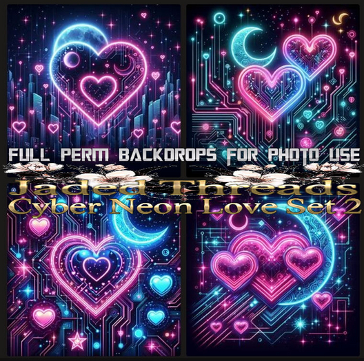(JT) Cyber Neon Love Set  2 
