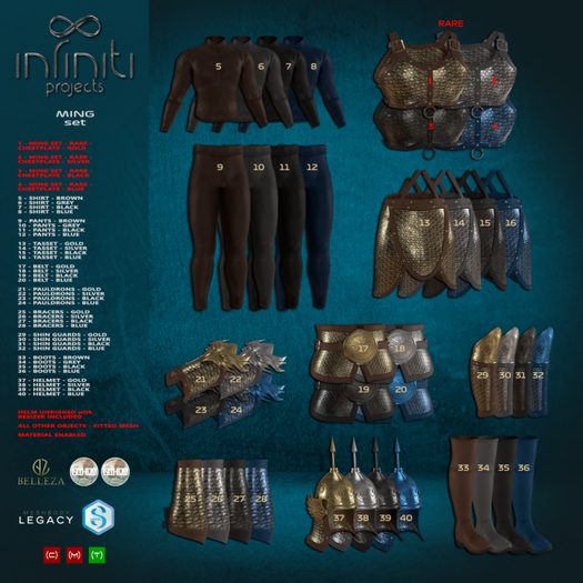35 Ming BOOTS Black - IP -