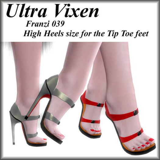Ultra Vixen - TipToe - Franzi 039 - High Heels with two straps