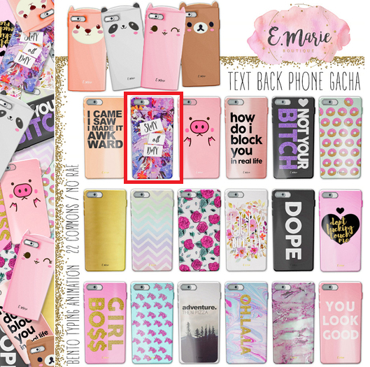 e.marie // Text Back Phone - Slay