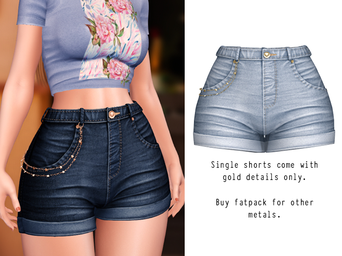 (fd) Star Chain Shorts - Light