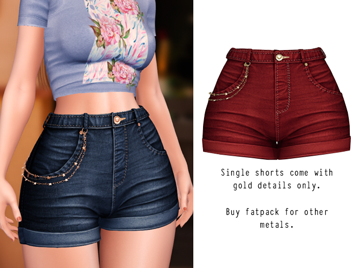 (fd) Star Chain Shorts - Heart