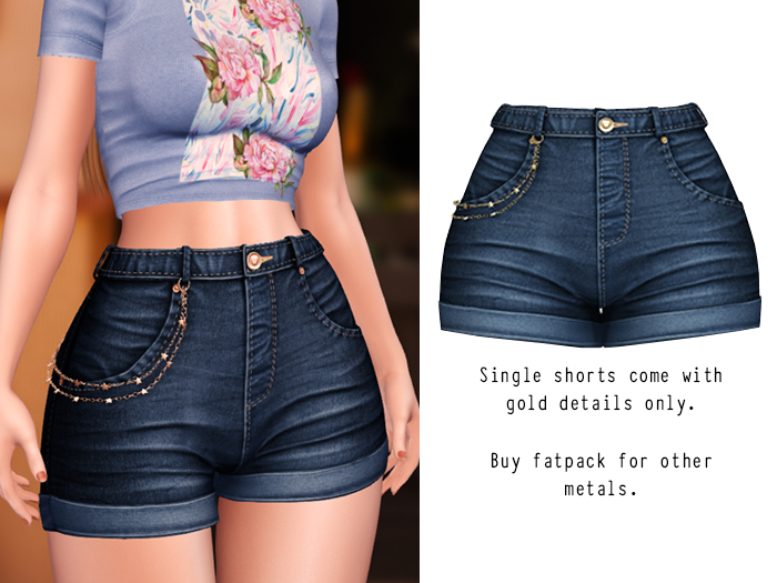 (fd) Star Chain Shorts - Dark
