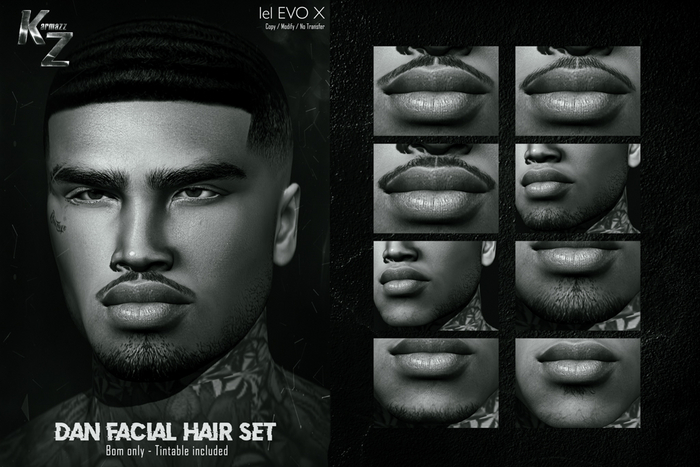 #DEMO KARMAZZ Dan Facial Hair Set - EVOX