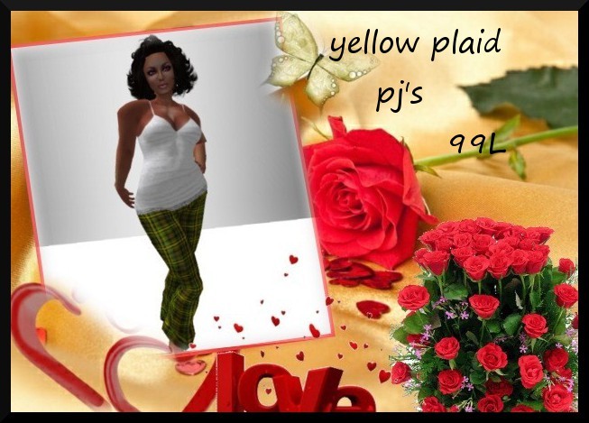 Yellow Plaid Pj's