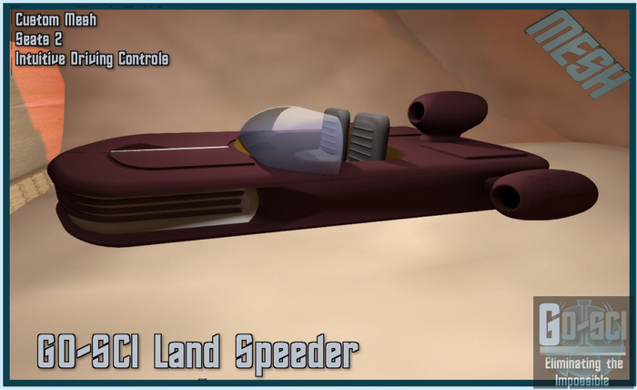 GO-SCI Land Speeder 1.1,packaged