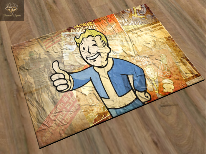 {DE} Vault Boy Rug - Prim Decor
