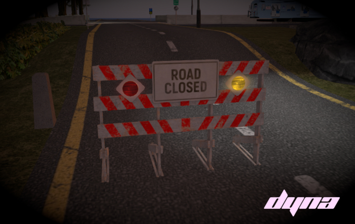[DYNA] CLOSED  BARRIER ROAD