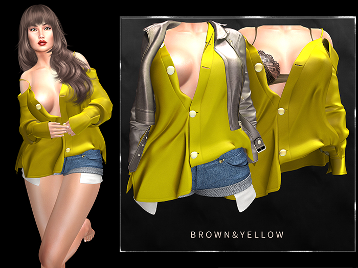 GGVG GAZELE OUTFIT BROWN & YELLOW
