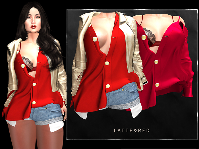GGVG GAZELE OUTFIT LATTE & RED
